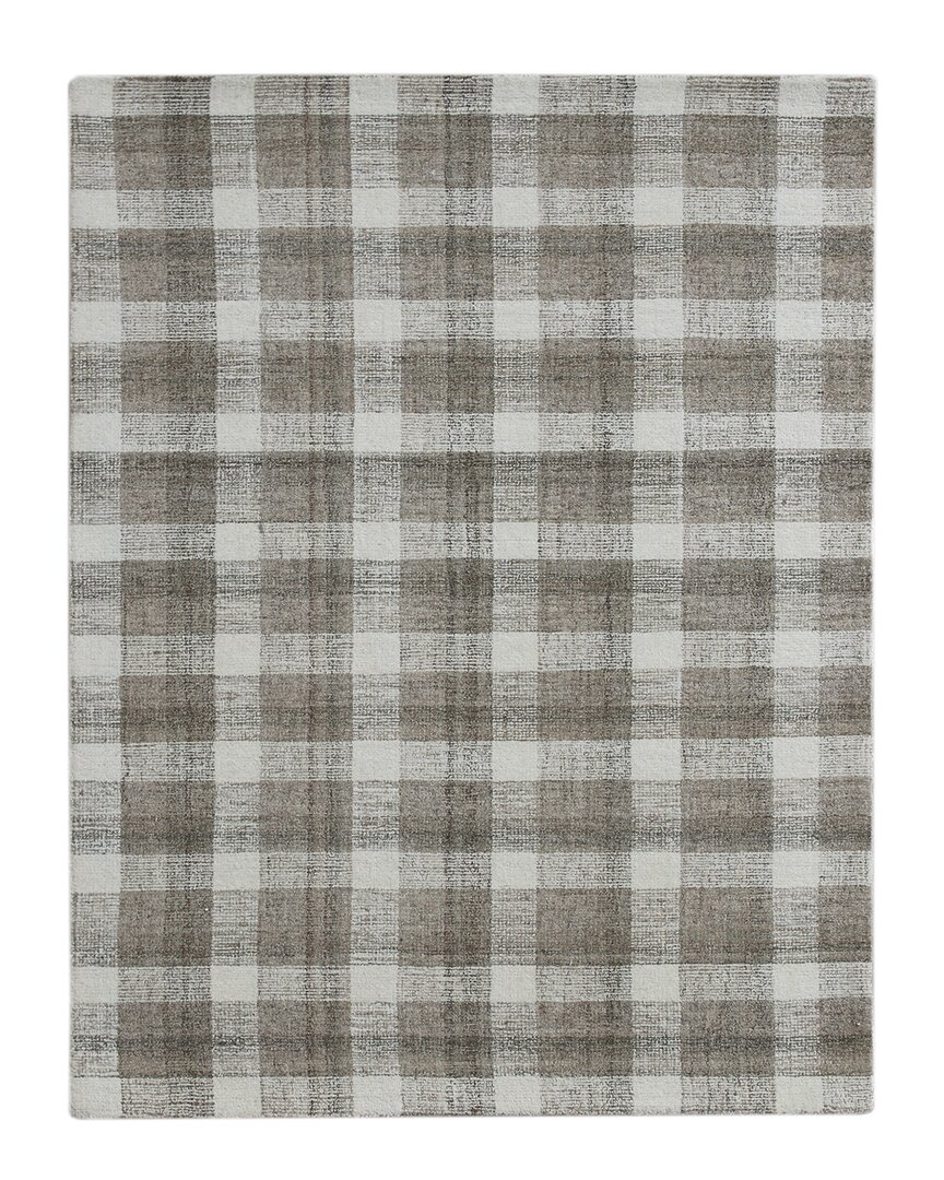 Ar Rugs Tracey Hand-tufted Wool Rug In Sand