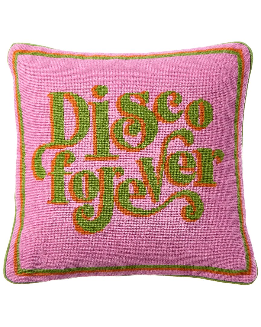 Jonathan Adler Us Kit Disco Forever Needlepoint Pillow