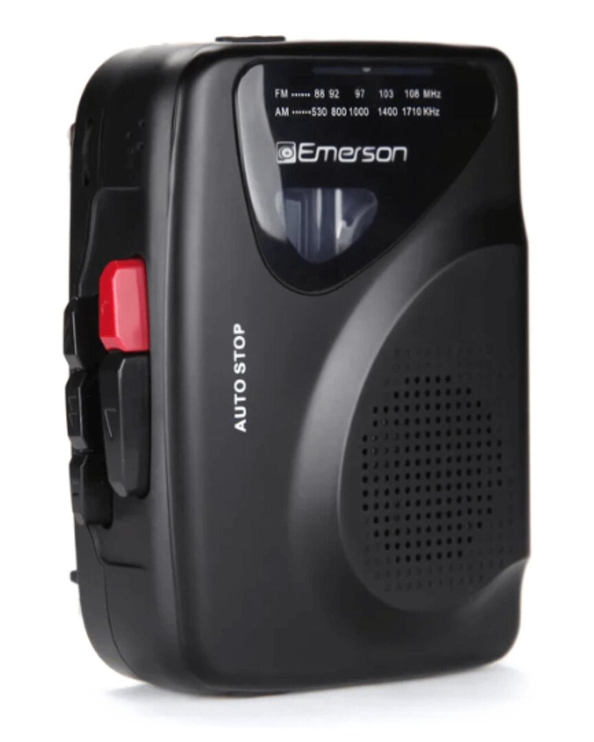 EMERSON EMERSON PORTABLE CASSETTE PLAYER & RECORDER WITH AM/FM RADIO
