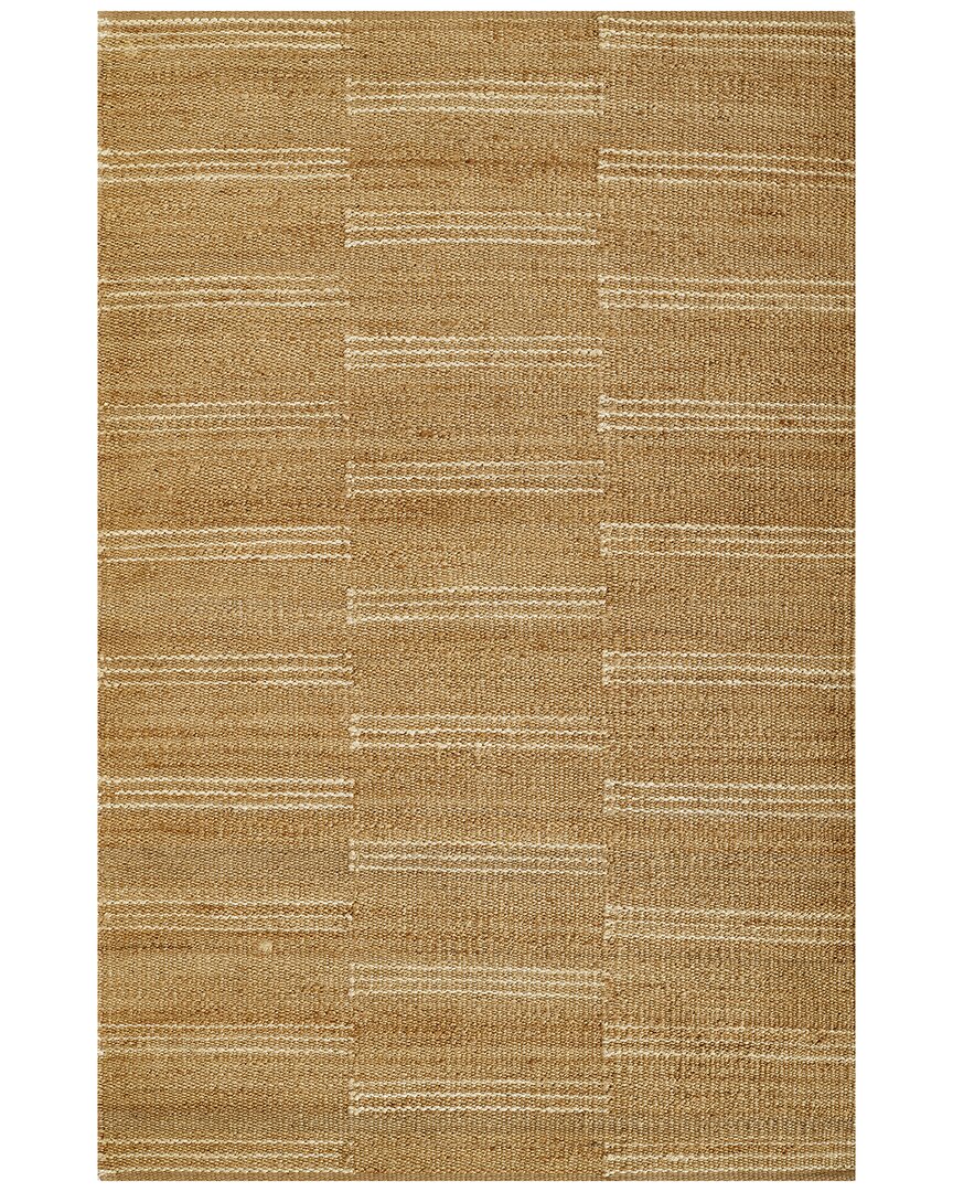 Erin Gates Crescent Hand Woven Contemporary Rug In Brown