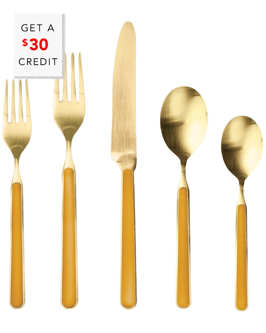 Mepra 5pc Fantasia Ice Flatware Set With $30 Credit