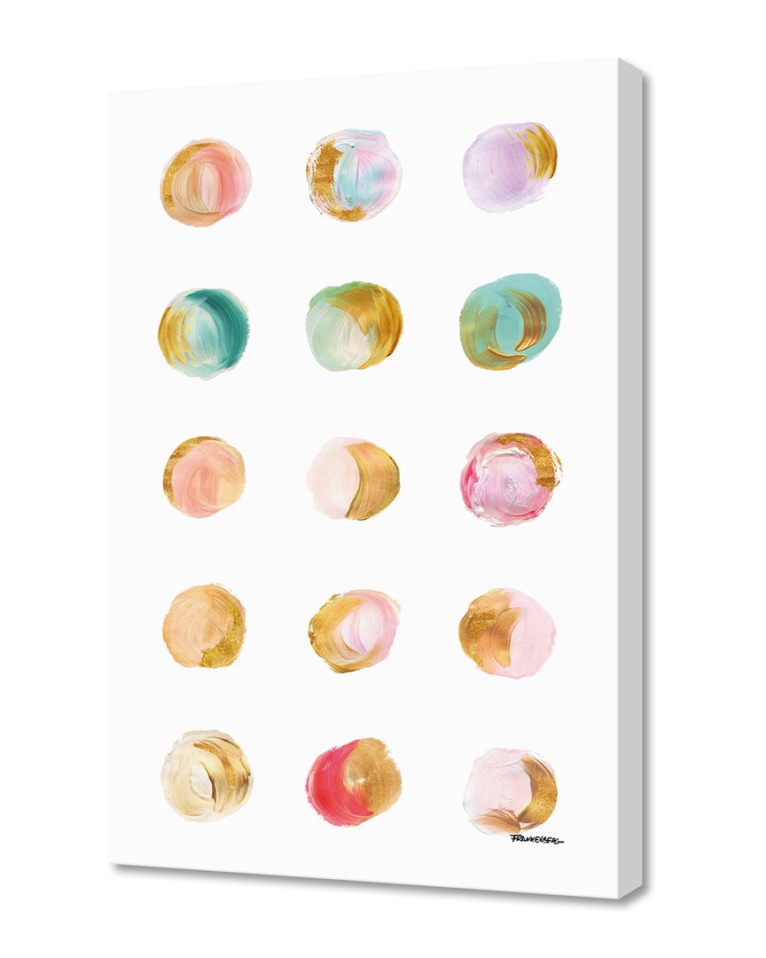 Curioos Painted Dots & Gold Wall Art