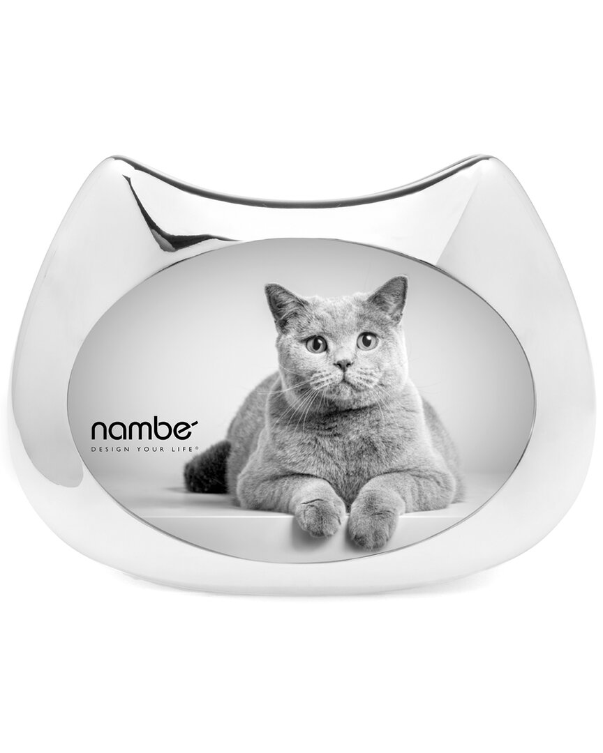 Nambe Nambé Cat 3x5 Frame In Transparent