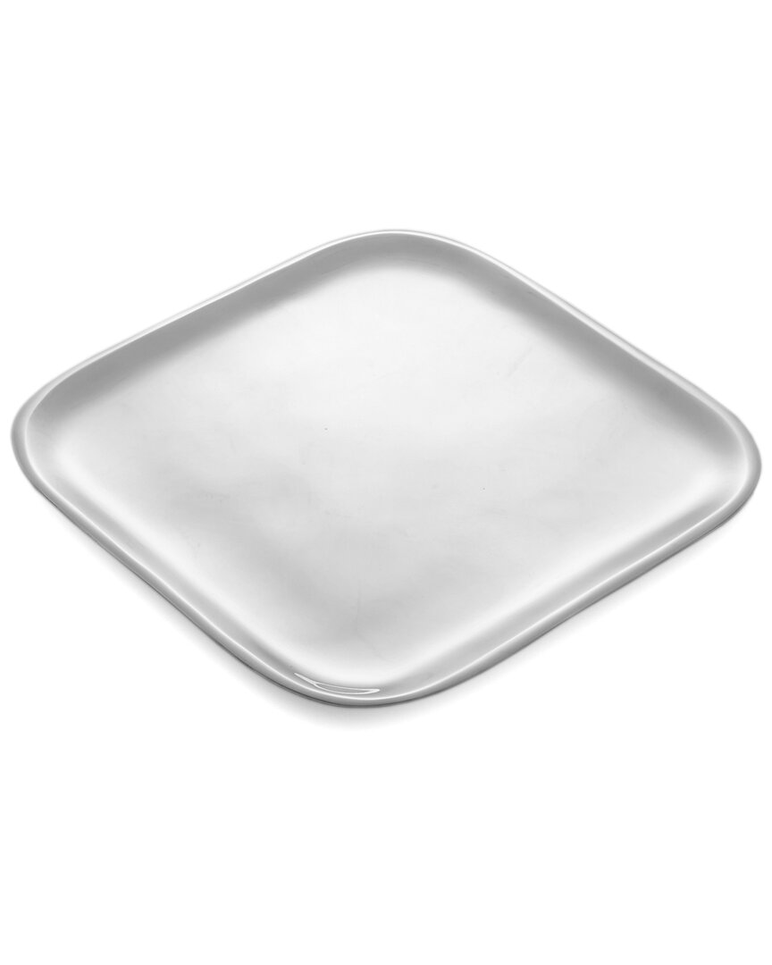 Nambe Square Platter In Silver