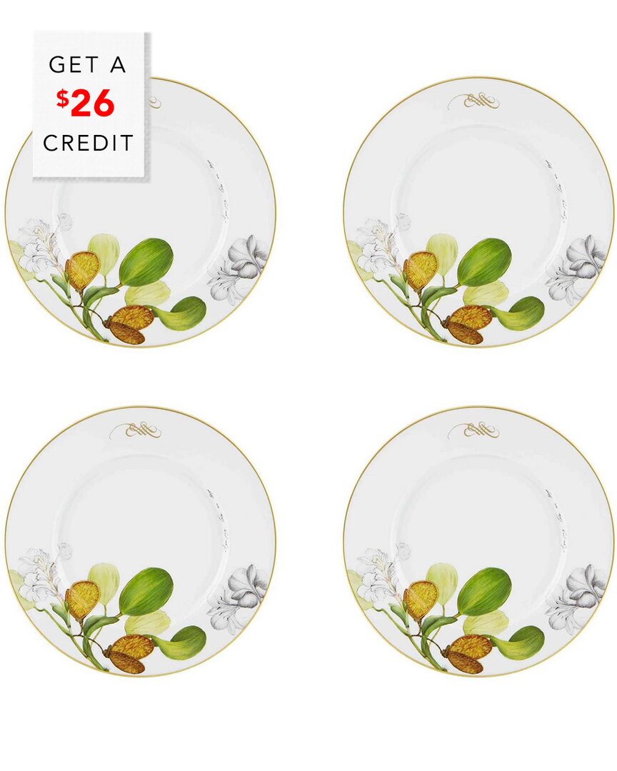 Vista Alegre Amazonia Dinner Plates (set Of 4) With $26 Credit In Multi