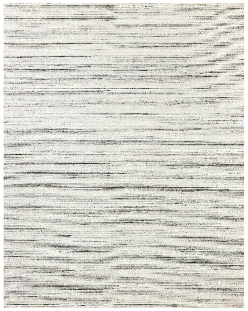 Exquisite Rugs Carmen Hand-loomed Pet Yarn Ivoryarea Rug In Ivory