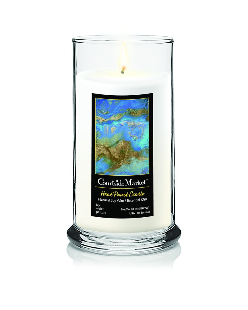 Courtside Market Wall Decor Courtside Market Cobalt Sea Soy Wax Candle