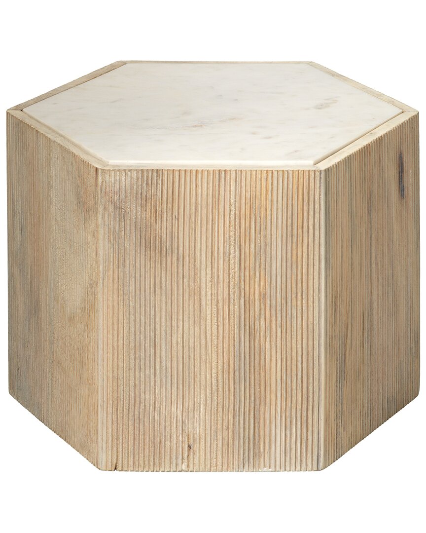 Jamie Young Argan Hexagon Table In Natural