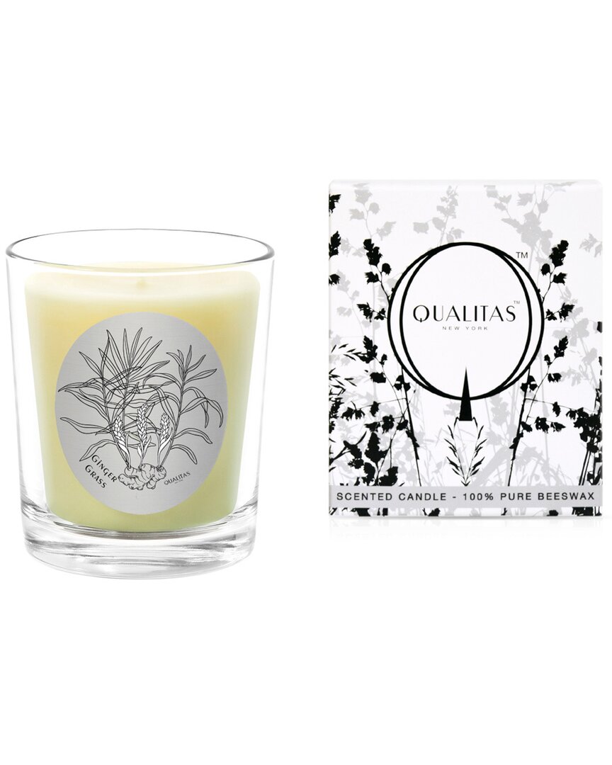 Qualitas Ginger Grass 6.5oz Beeswax Candle
