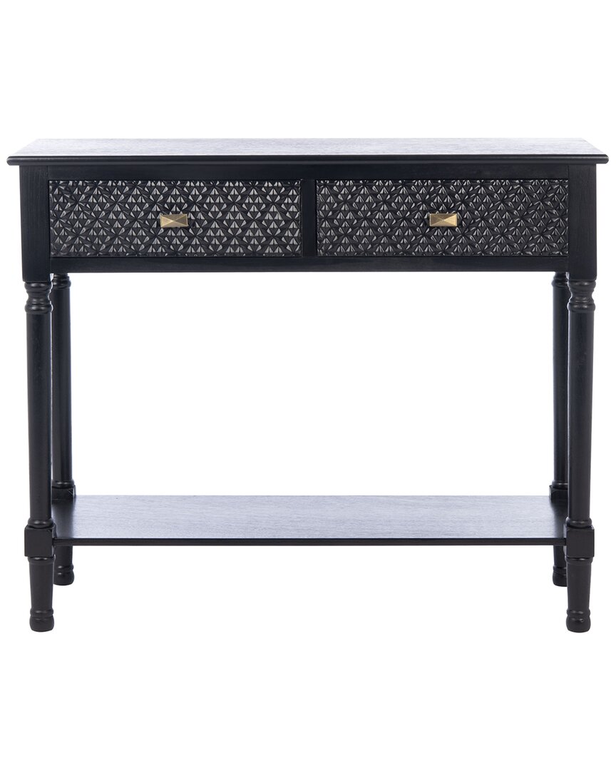 Safavieh Halton 2-drawer Console Table In Black