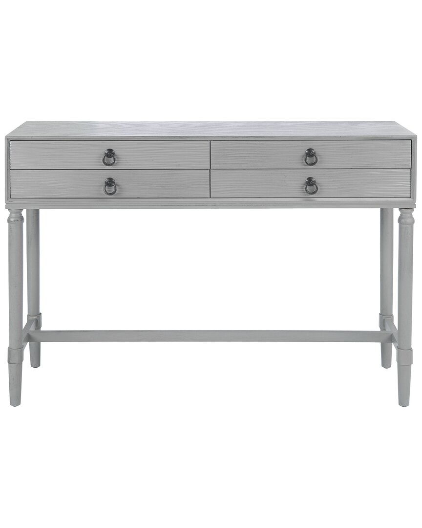 Shop Safavieh Aliyah 4-drawer Console Table In Grey