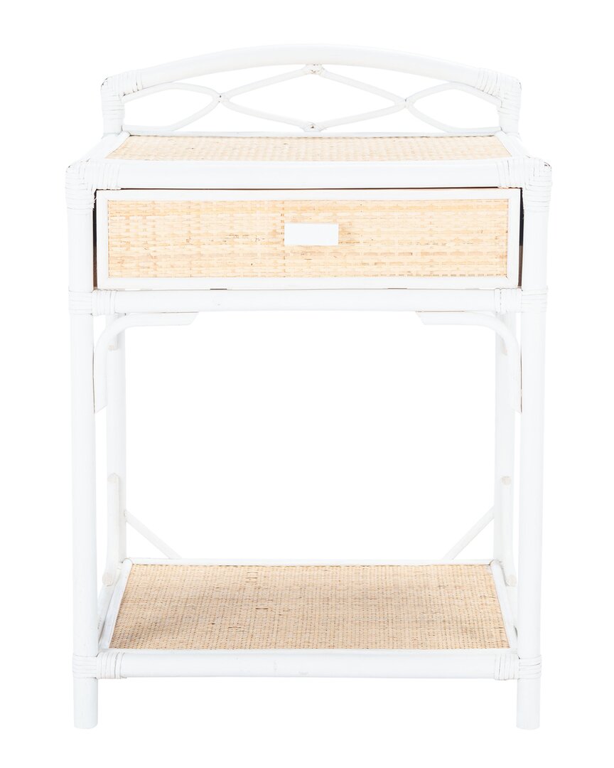 Shop Safavieh Bea 1-drawer, 1-shelf Nightstand In White