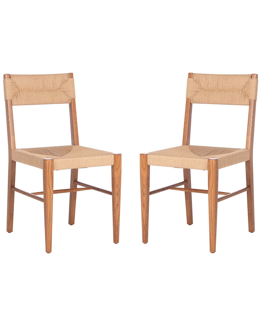 Safavieh Couture Cody Rattan Dining Chair In Natural