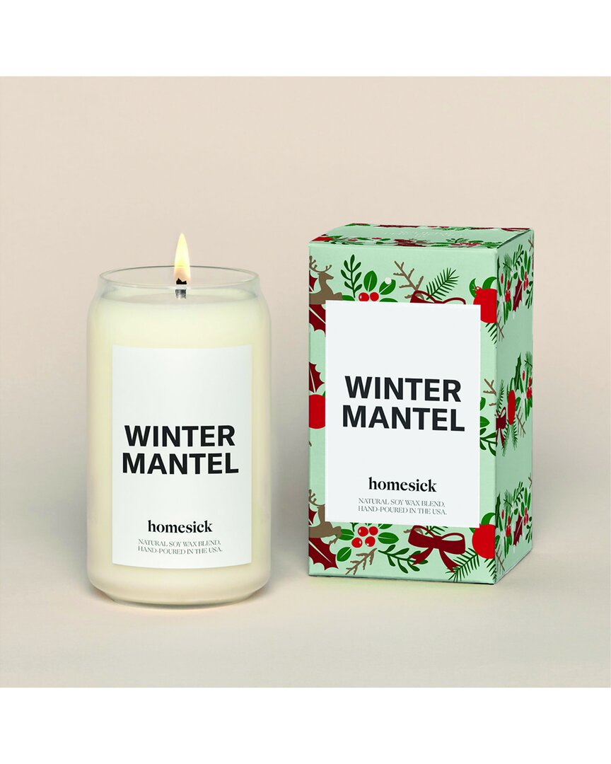 Shop Homesick Winter Mantel Candle