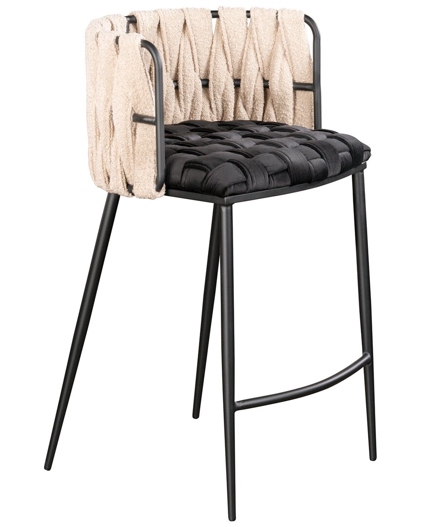 Statements By J Milano Counter Chair In Black