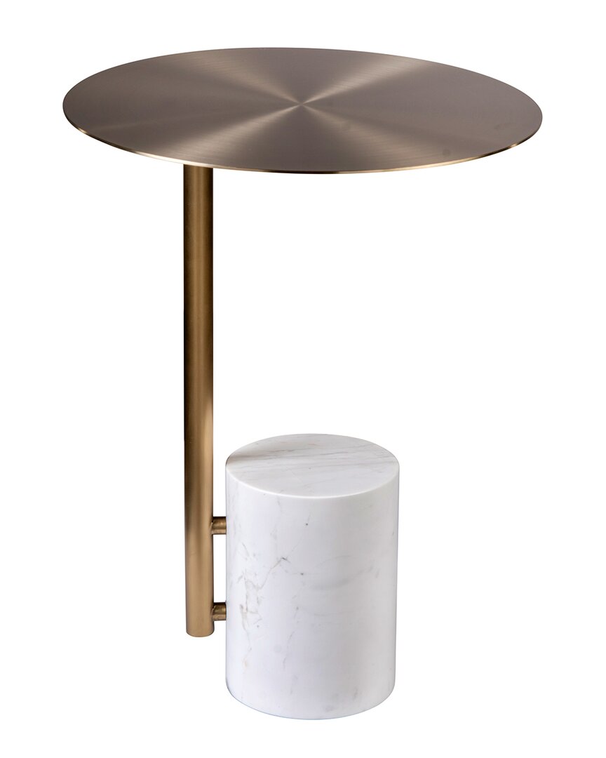 Statements By J Emmy Marble Base Drink Table In Gold