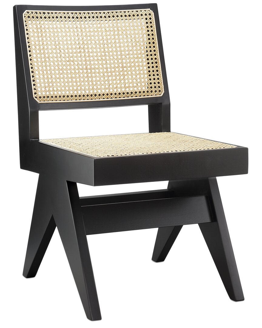 Design Guild Pierre Jeanneret Side Chair In Black