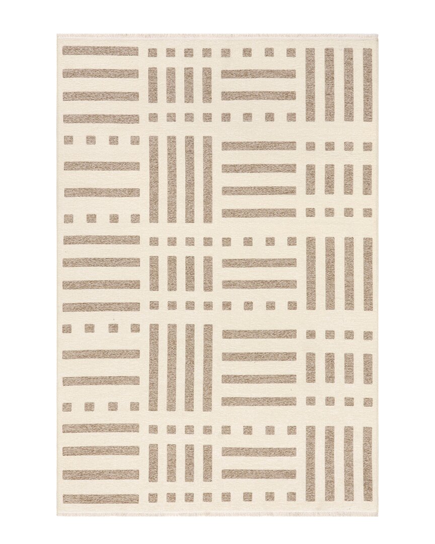 Nuloom Mina Superiorwash Modern Stripes Reversible Machine Washable Rug