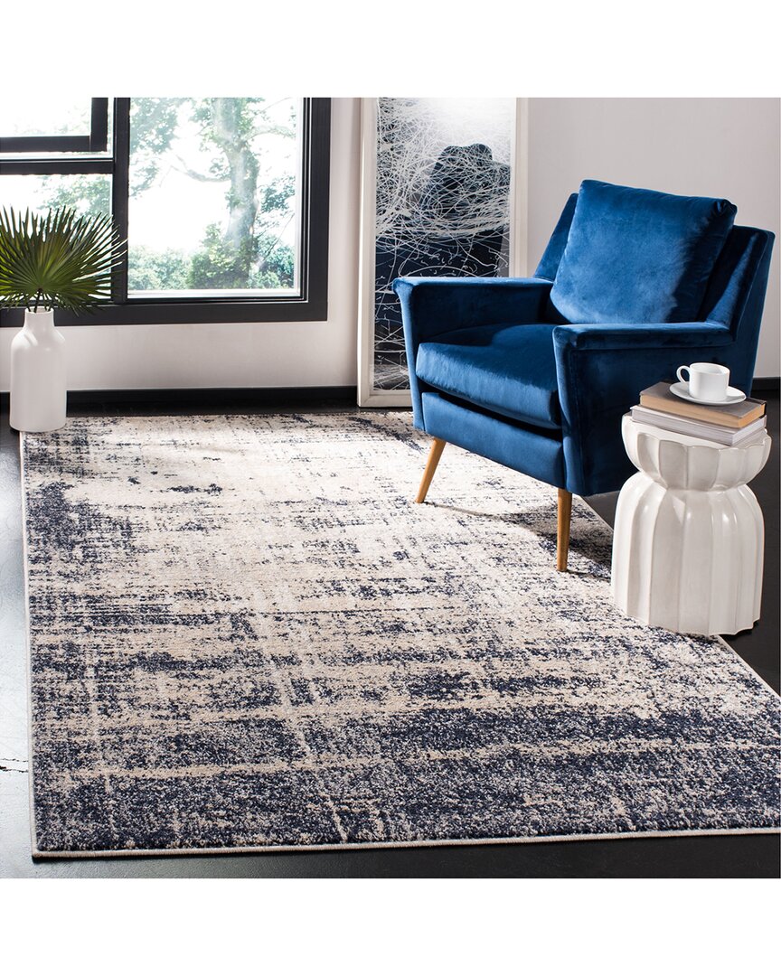 Safavieh Adirondack Distara Power Loomed Rug Gold / Navy In Neutral