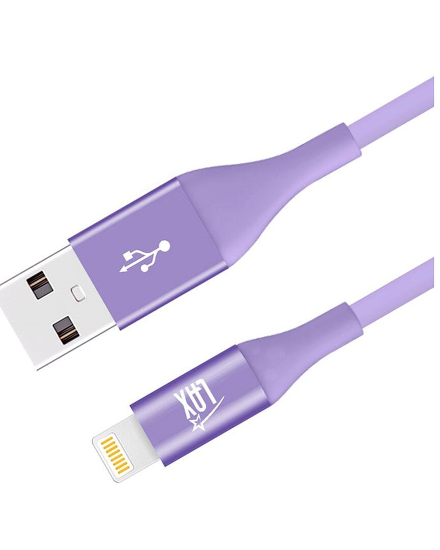 Lax Gadgets Apple Mfi Certified 4ft Lavender Lightning Cables