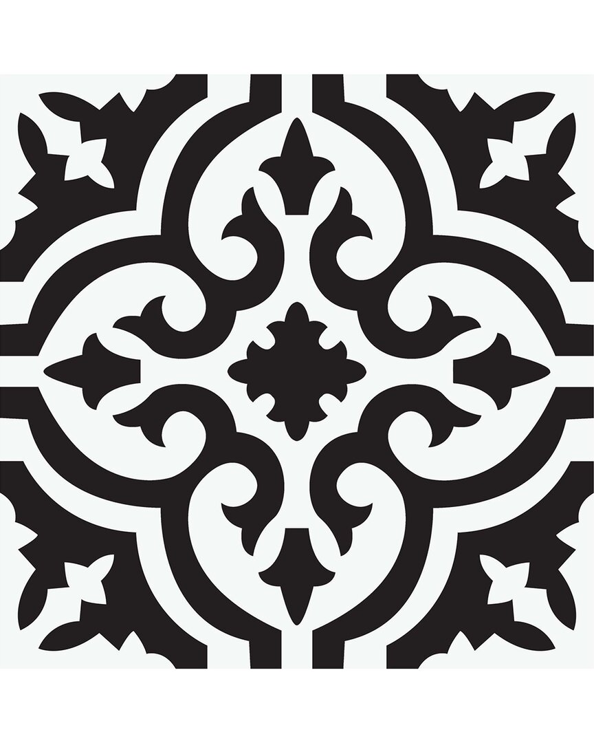 FLOORPOPS FLOORPOPS PARMA PEEL & STICK FLOOR TILES SET OF 20