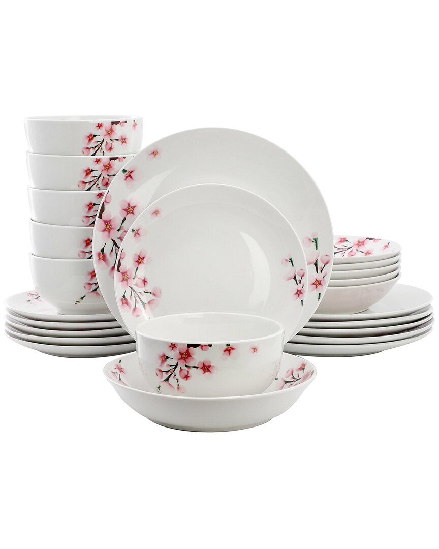 Elama 24pc Dinnerware Set In Multi