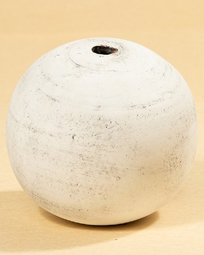 Bidkhome Medium Sphere In White