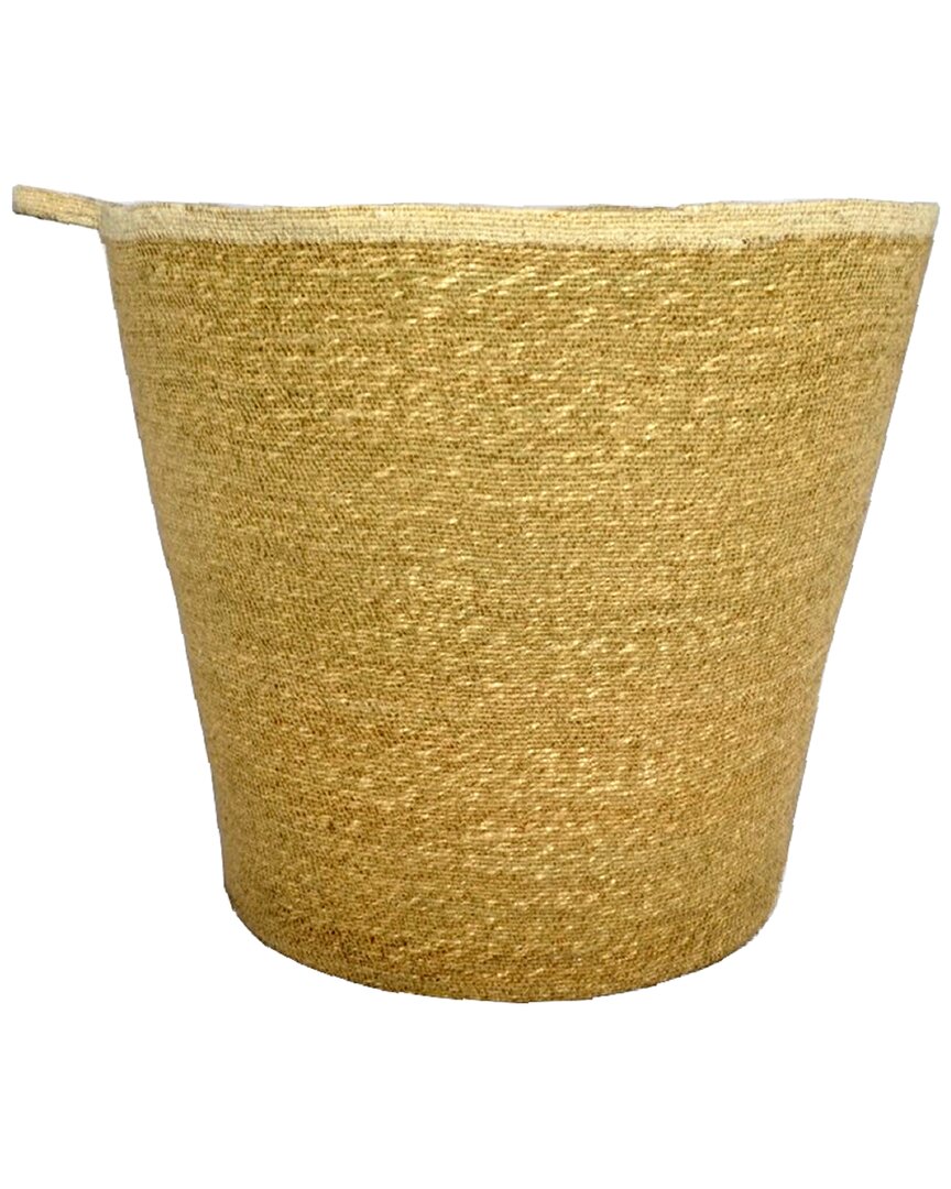 Bidkhome Seagrass Basket In Brown