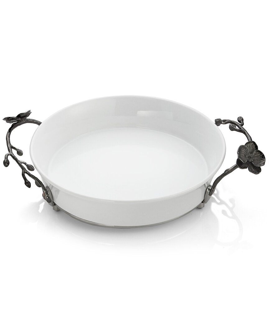 Michael Aram Black Orchid Pie Plate