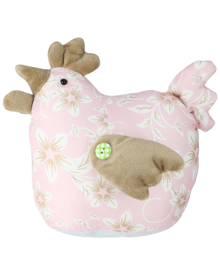 Shop Northlight 8in Floral Easter Country Hen In Pink