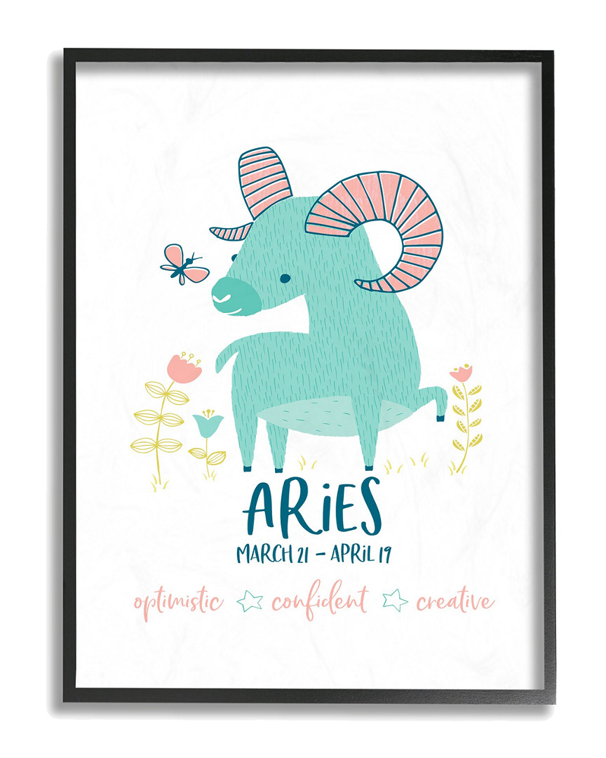 Stupell Fun Modern Zodiac Aries