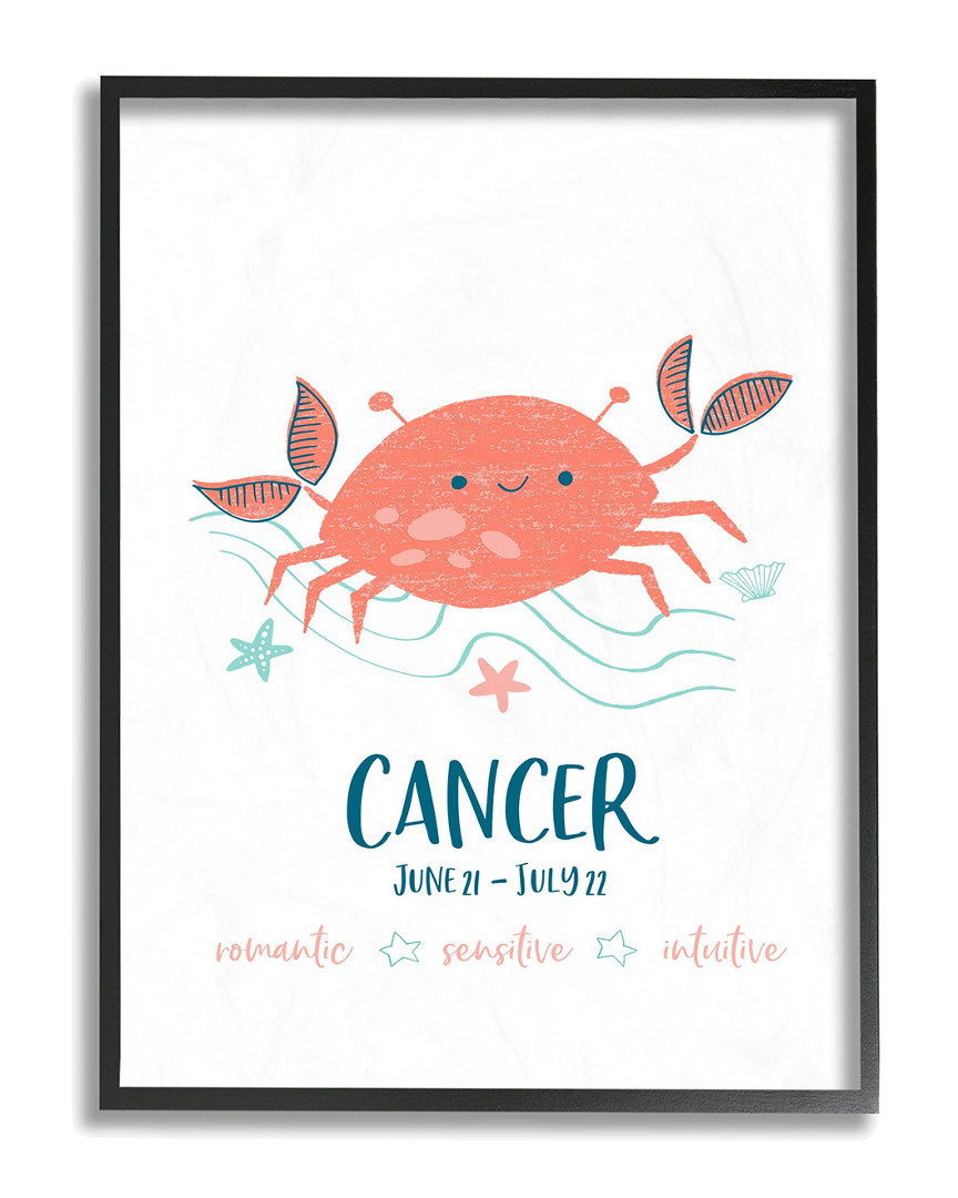 Stupell Fun Modern Zodiac Cancer