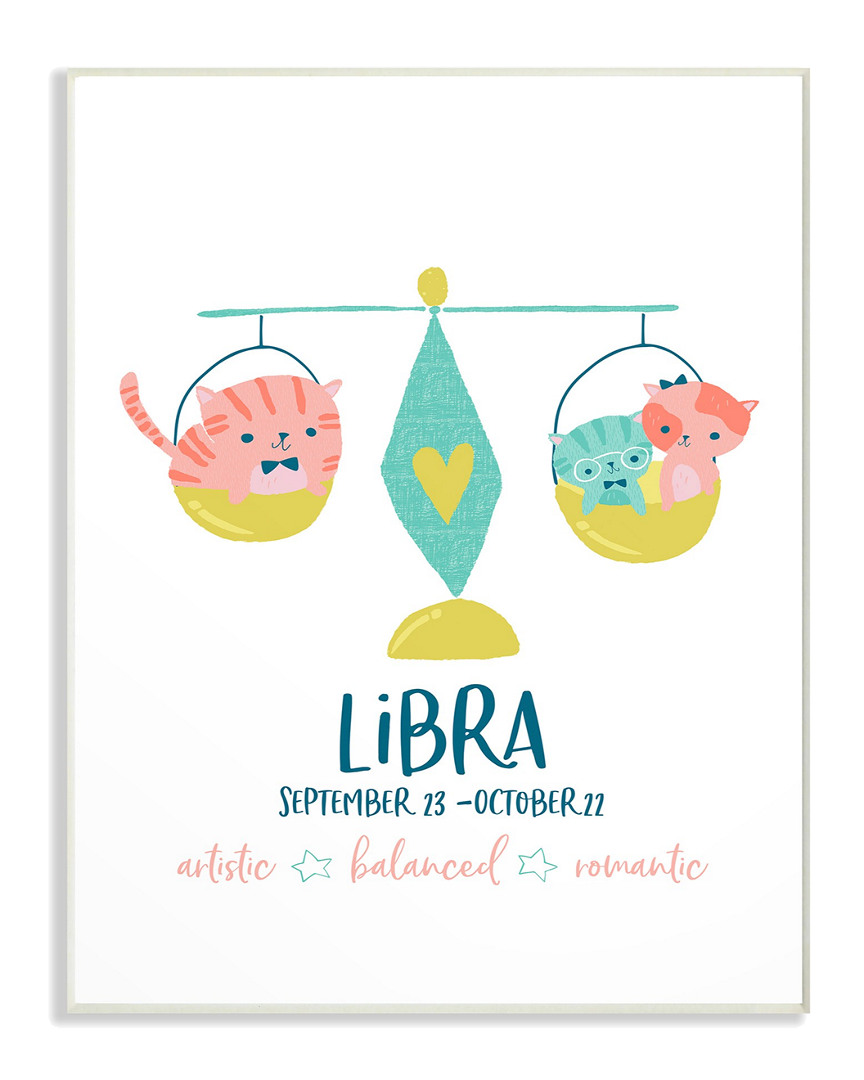 Stupell Fun Modern Zodiac Libra