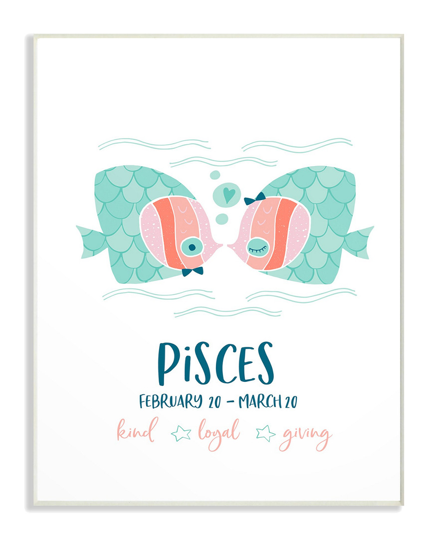 Stupell Fun Modern Zodiac Pisces