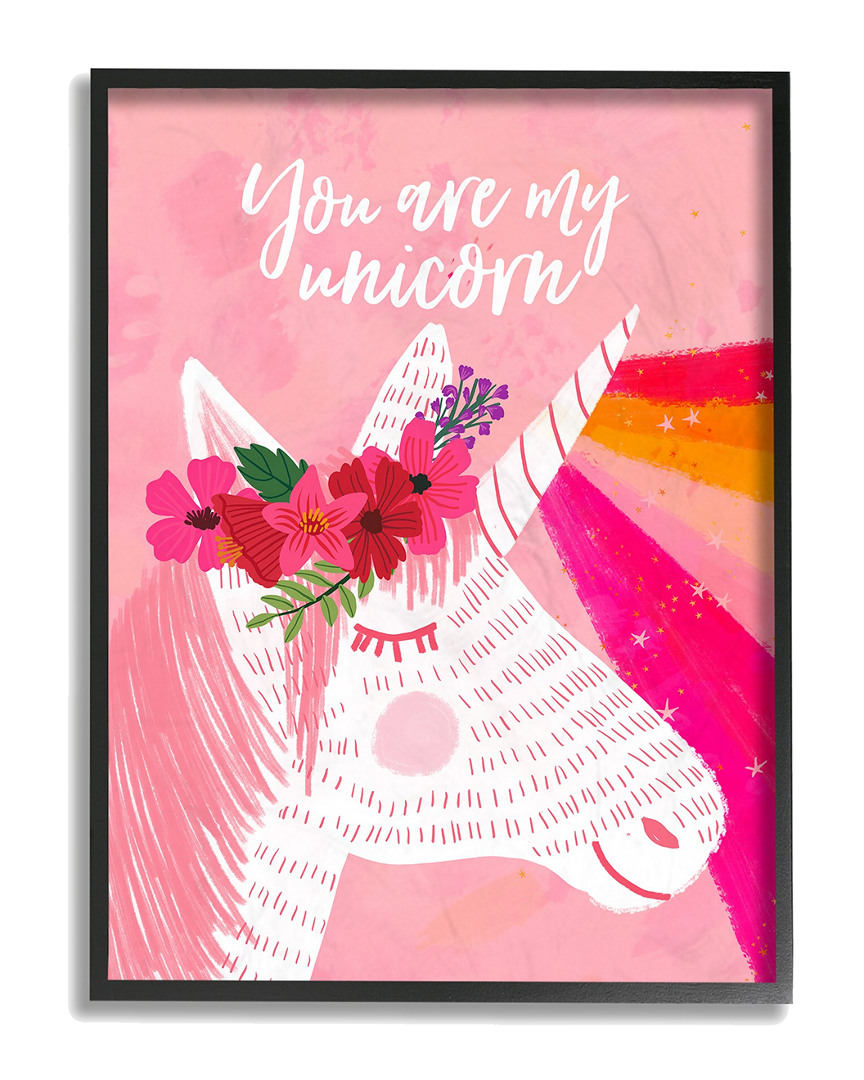 Stupell You Are My Unicorn Rainbow