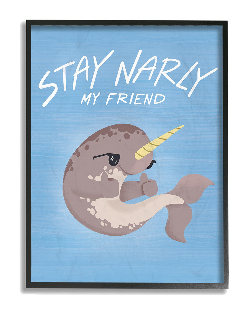 Stupell Stay Narly Narwhal Fun Sun