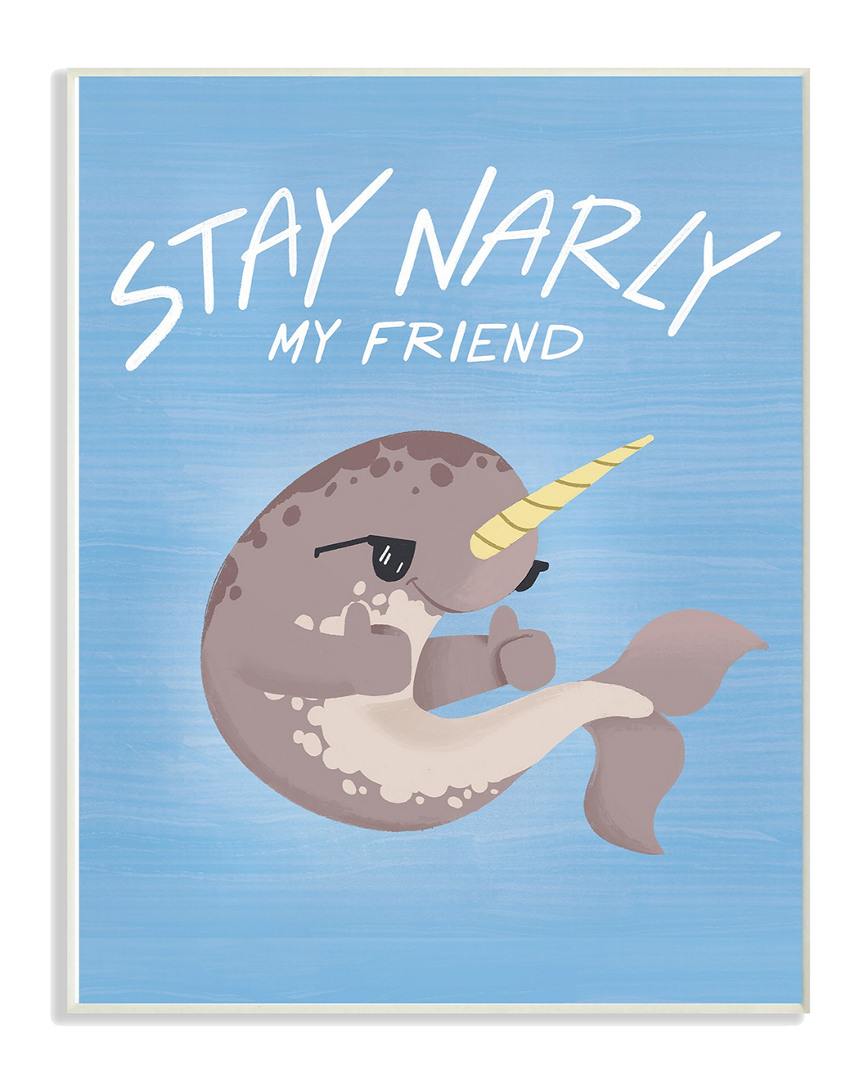 Stupell Stay Narly Narwhal Fun Sun