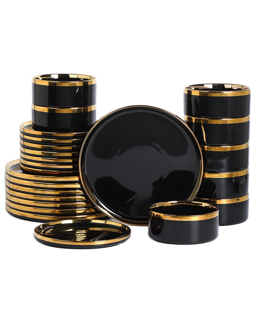 Christian Siriano Solene 24-piece Dinnerware Set Stoneware