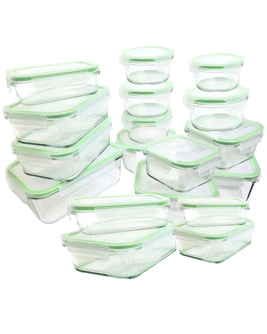 Kinetic Gogreen Glassworks Round 16pc Food Storage Set