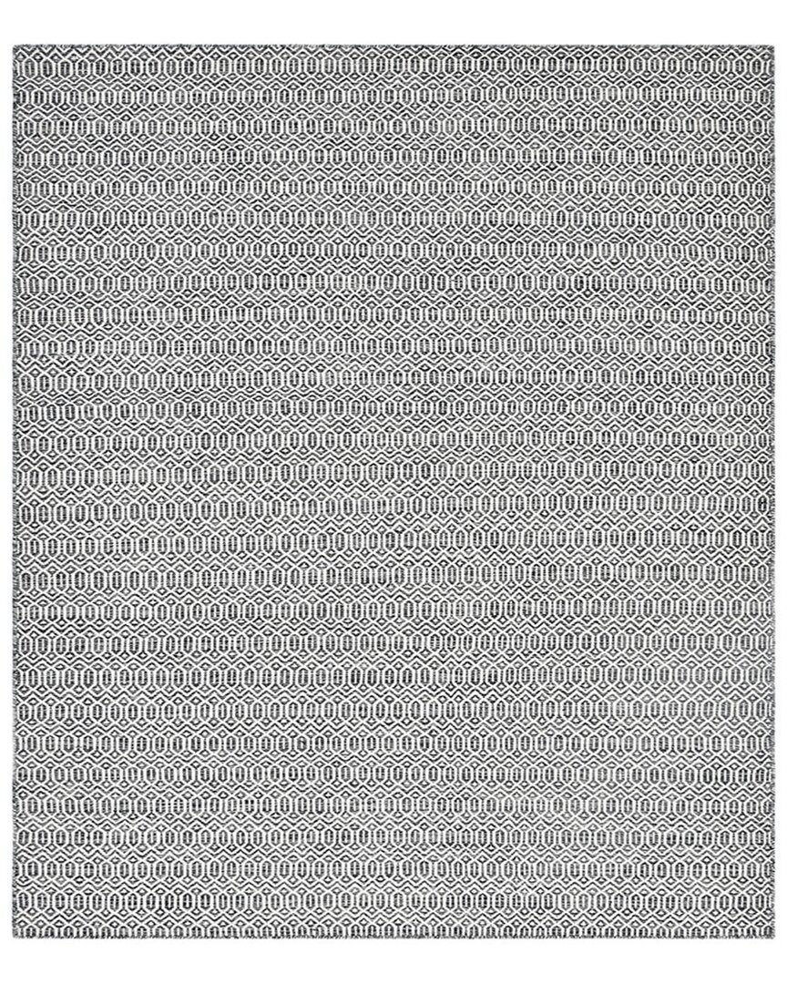 Solo Rugs Chatham Handmade Wool-blend Flatweave Rug In Gray