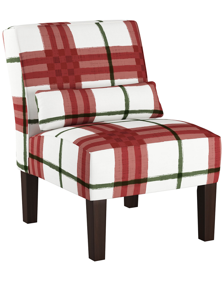 Skyline Furniture Armless Chair In Red