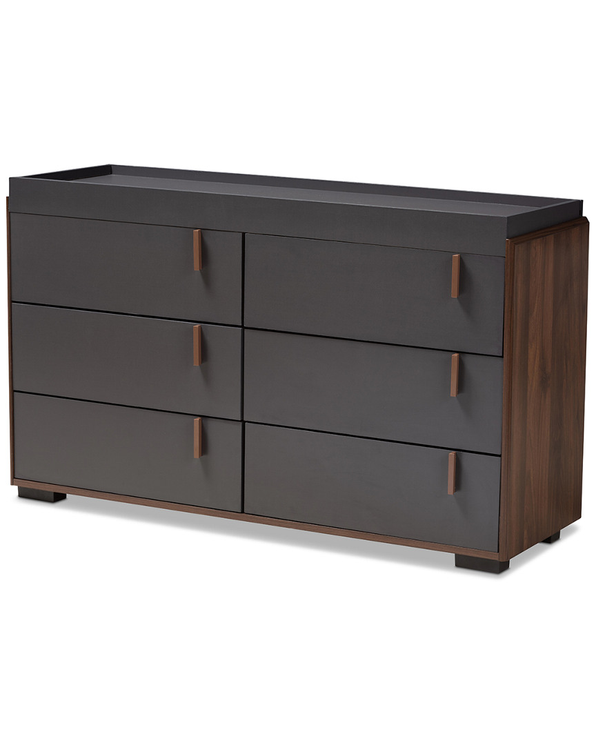 Design Studios Rikke Wood 6-drawer Dresser