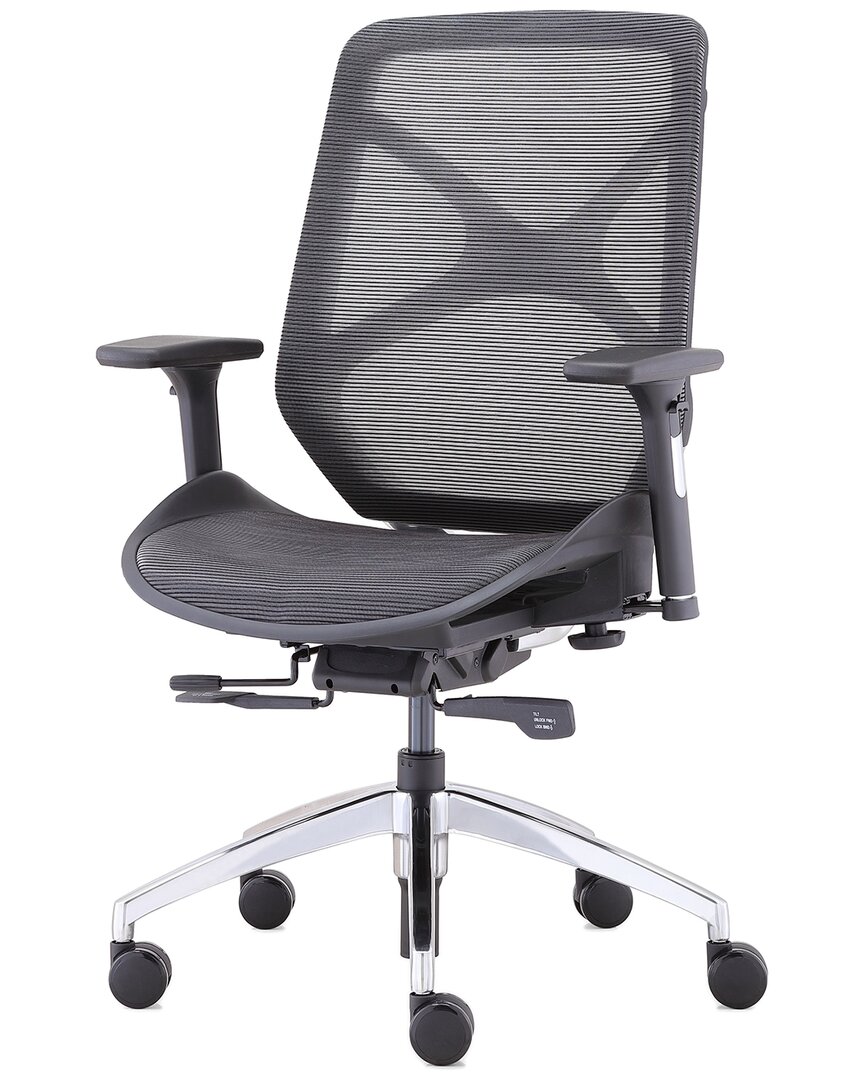 Design Guild Highly Ergonomic Fully Adjustable Office Chair In Black