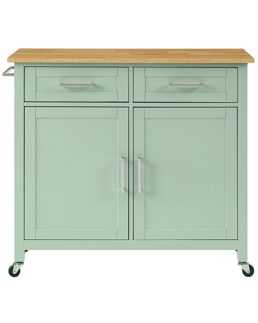 Crosley Tristan Kitchen Island/cart In Mint