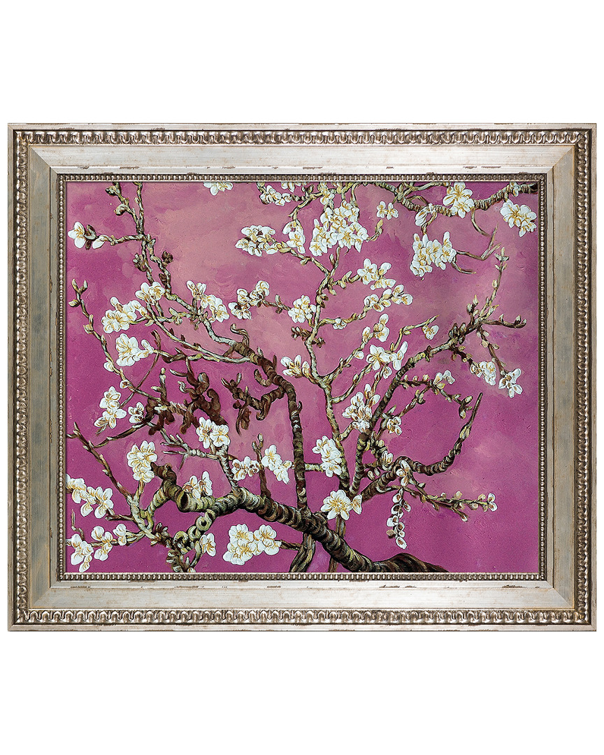 Overstock Art Branches Of An Almond Tree In Blossom, Magenta By La Pastiche Originals