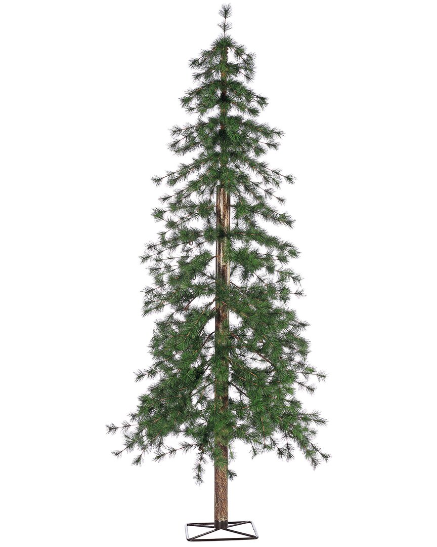 Sterling Tree Company 6ft High Pre-lit Alpine Tree With Clear White Lights In Green
