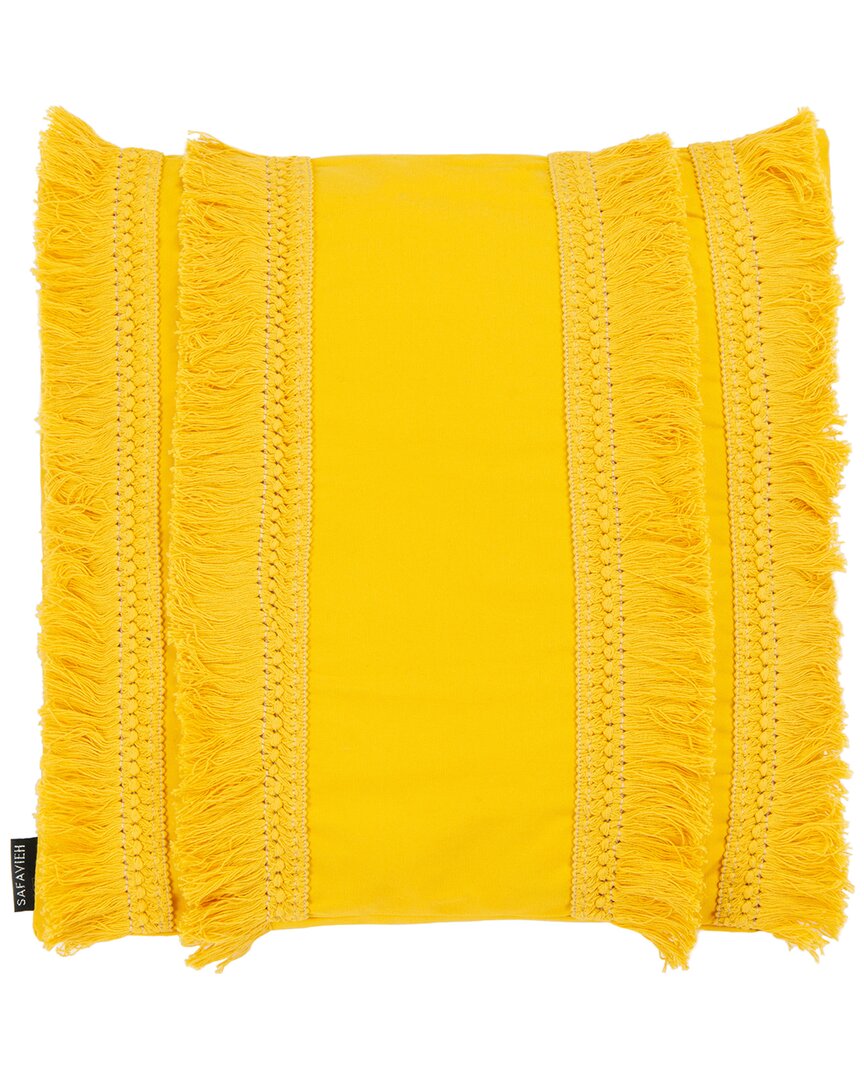 Safavieh Grema Pillow In Yellow