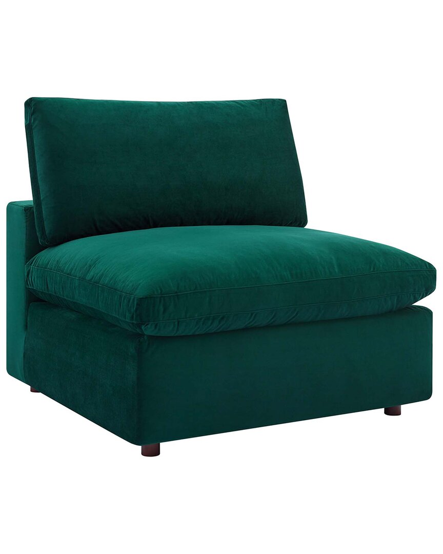 Modway Commix Down-filled Overstuffed Performance Velvet Armless Chair