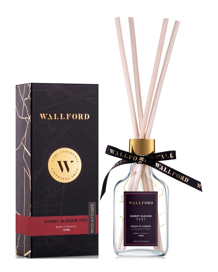 Wallford Home Fragrance Cherry Blossom Fest Reed Diffuser