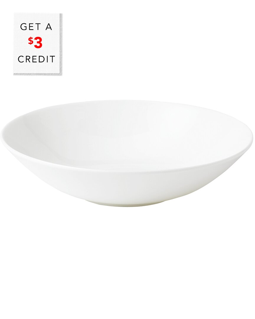 Wedgwood Jasper Conran For  8in White Cereal Bowl With $3 Credit